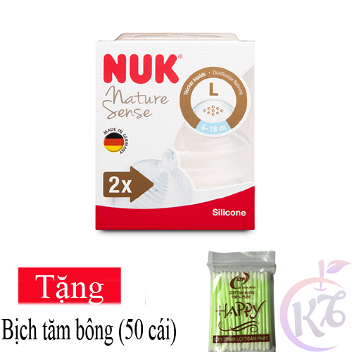 Ty thay bình sữa NUK Silicone Cổ Rộng size 2L