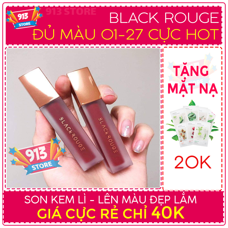 A27 Black Rouge sẽ làm bạn phong cách và đầy quyến rũ với màu sắc đẹp và chất son tuyệt vời. Hãy điểm nhấn cho vẻ đẹp của môi với sản phẩm này.