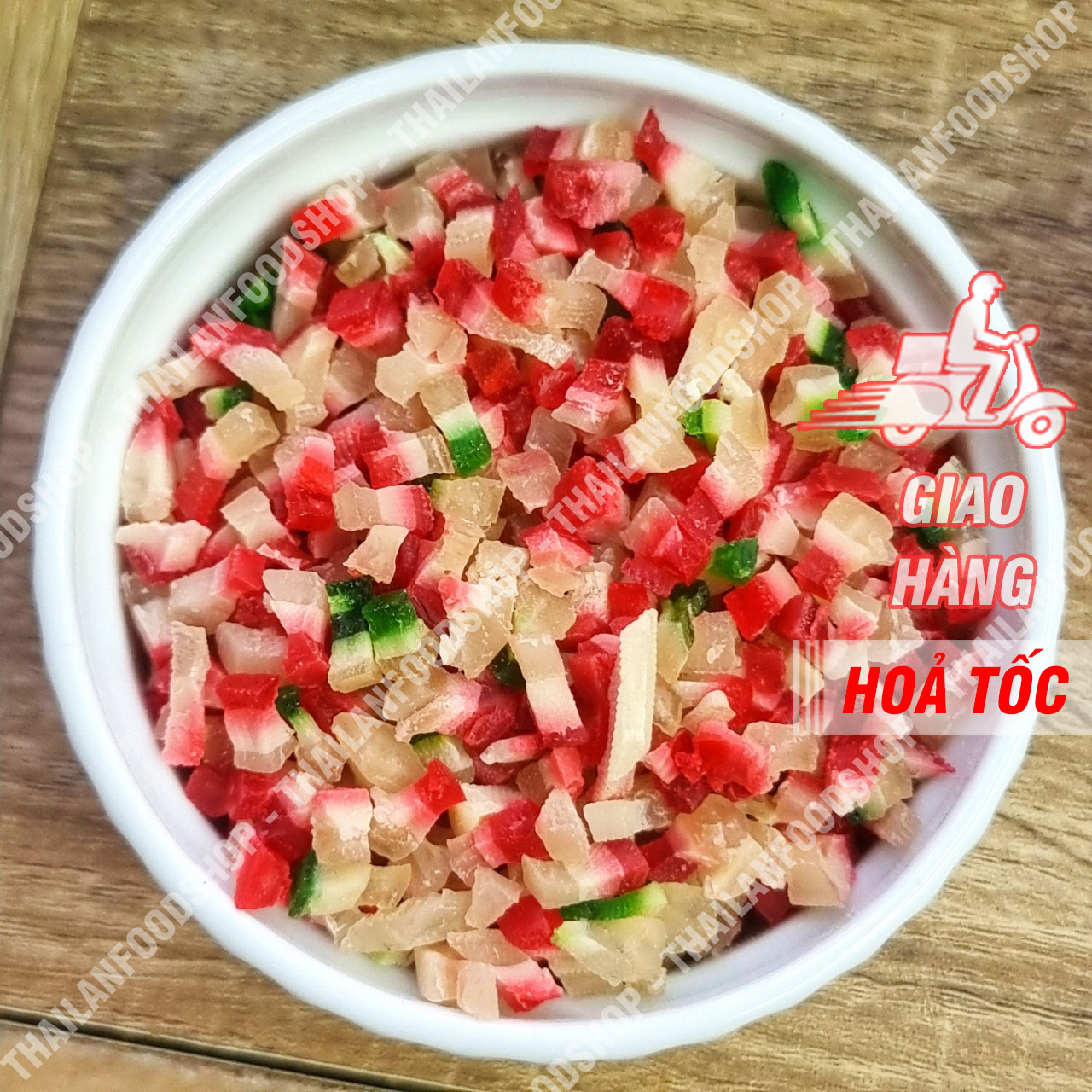 Hạt lựu khô 3 màu túi 500gram
