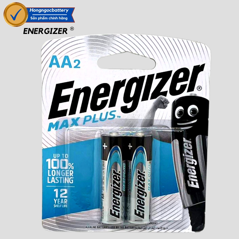 Pin aa , pin aaa 1,5v energizer max plus siêu bền - hàng chính hãng