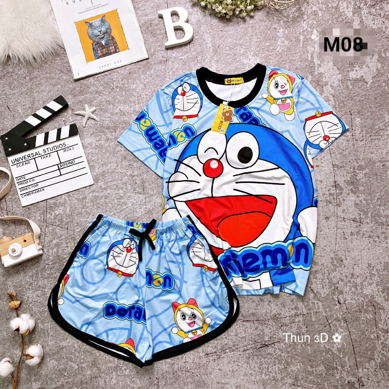 Đồ bộ thun lạnh 3d cao cấp