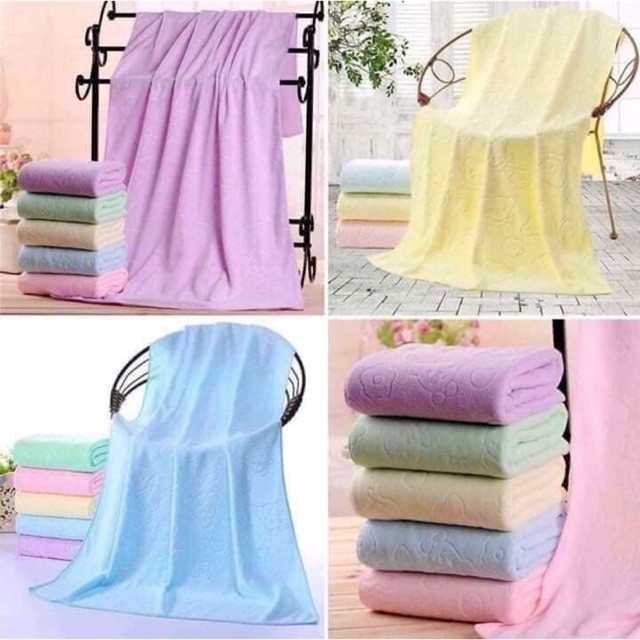Khăn tắm xuất nhật siêu mềm mịn 70*1,4m