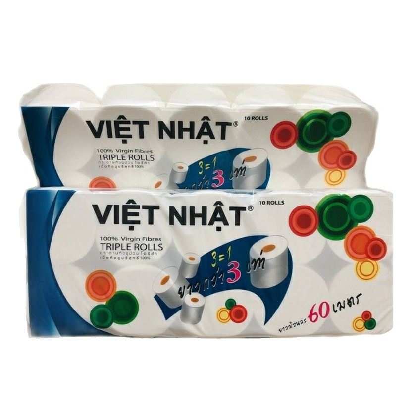 Giấy vệ sinh Việt Nhật 10 cuộn không lõi