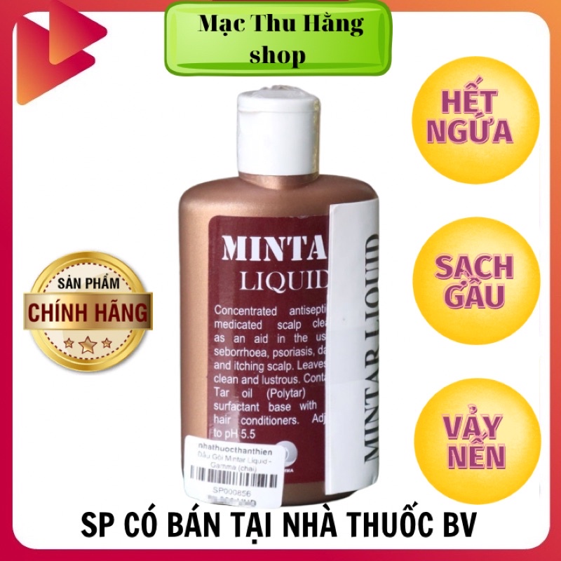 Dầu gội đầu Mintar Liquid 150ml :hết ngứa, sạch gàu, vảy nến.