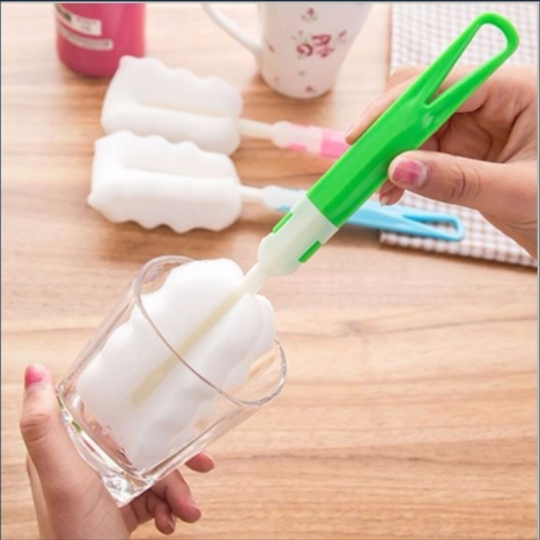 Dụng cụ cọ rửa ly/ bình sữa chai lọ tiện dụng
