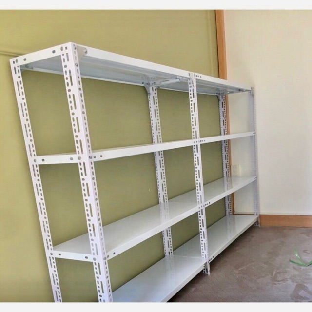 Kệ sắt v lỗ 4 tầng dài 100cm rộng 30cm cao 120
