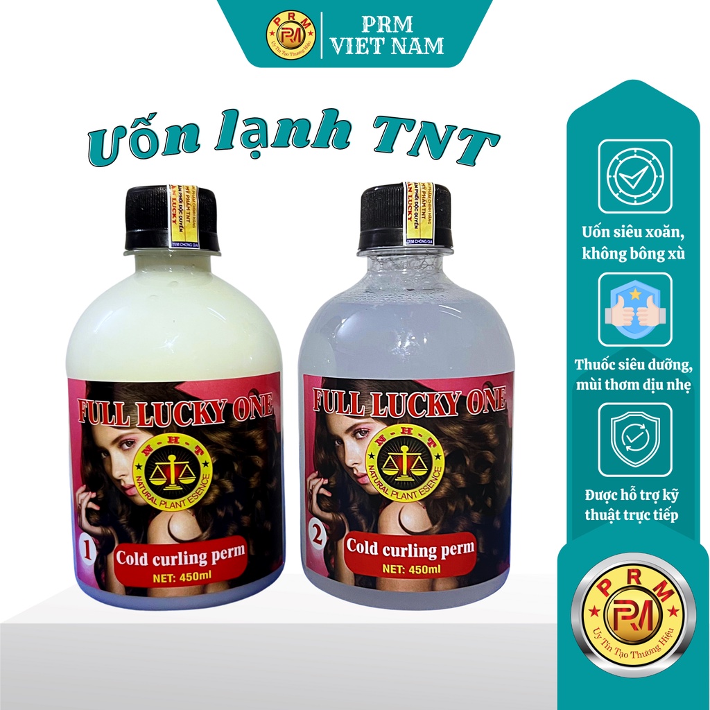 Thuốc uốn lạnh tnt, thuốc uốn tóc full lucky one chính hãng tnt - prm vietnam