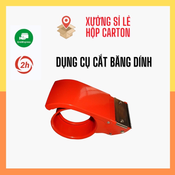 Dụng cụ cắt băng keo cầm tay silecarton dao cắt băng dính 1kg dân hoa khổ 5cm