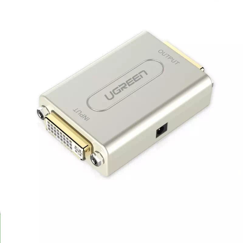 Ugreen 40266 màu xám bộ khuếch đại tín hiệu dvi 24+5 cao cấp 40266