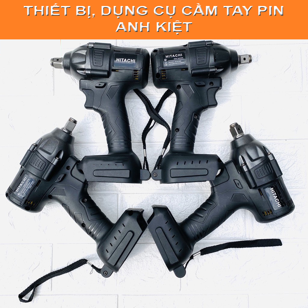 Thân máy siết bulong HITACHI - Loại ko chổi than ĐẦU ĐEN