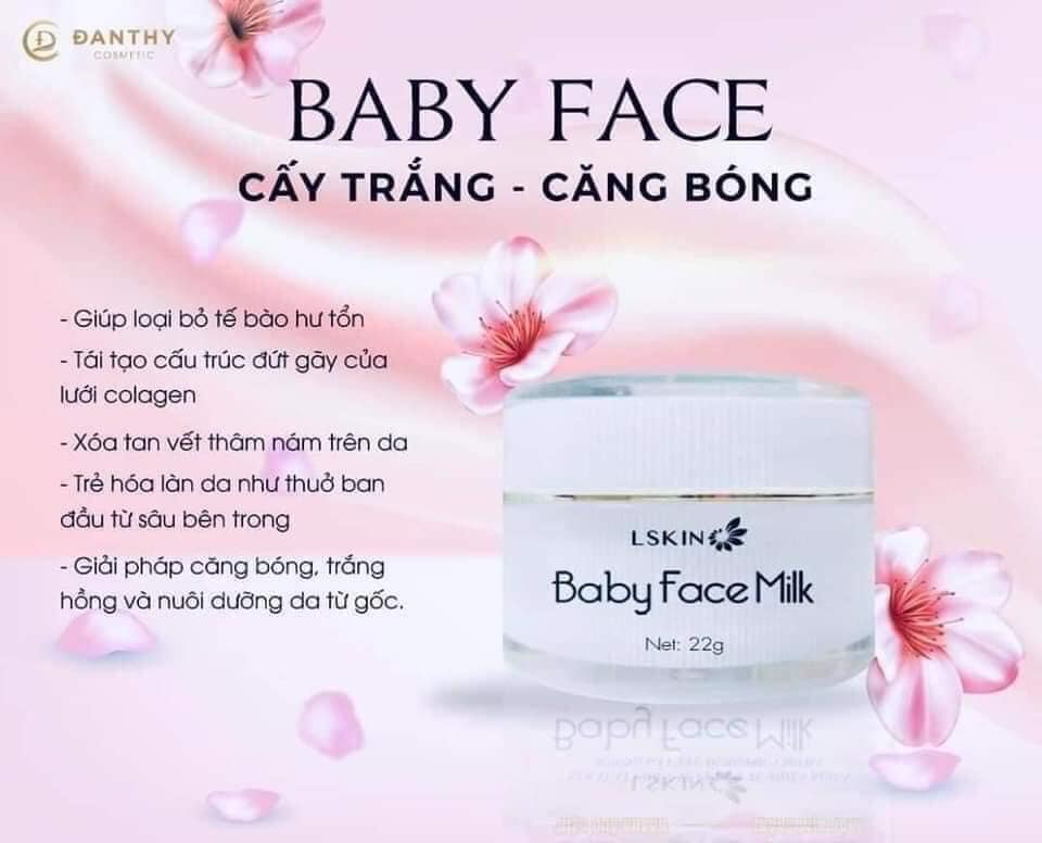 baby face cấy trắng