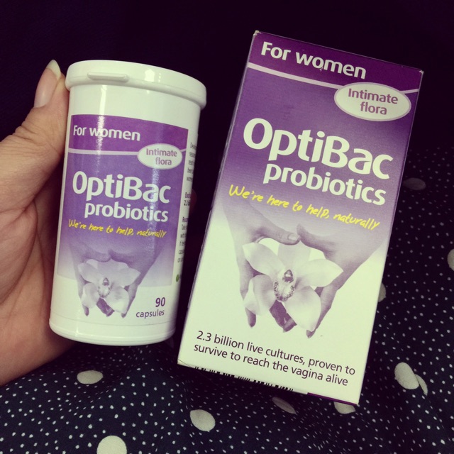 Men Vi Sinh Optibac Tím 90 viên