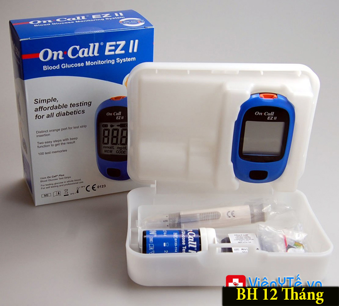 [HCM][ GIÁ HỦY DIỆT ] Máy Đo Đường Huyết On Call EZ II – Mỹ Cho Kết Quả Đo Nhanh Chính Xác 10s Có Âm Báo Tự Động Bộ Nhớ Lưu Trữ Lớn Hướng Dẫn Sử Dụng Máy Đo Đường Huyết On Call EZ II Mua Máy Đo Đường Huyết Dễ Sử Dụng
