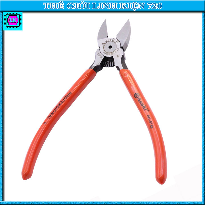 Kìm cắt asaki ak-8147 5 inch 135mm made in japan
