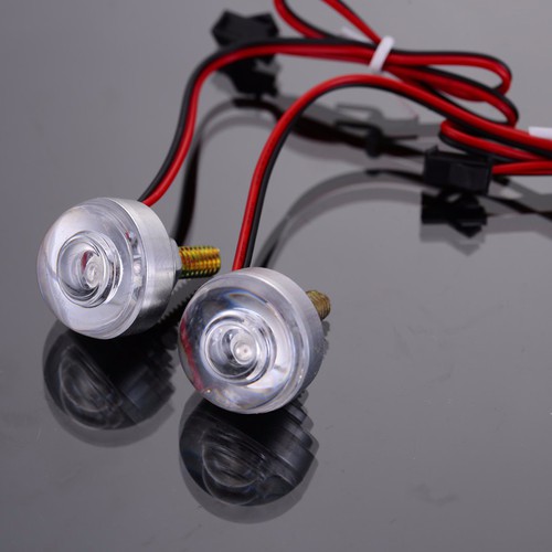 Cặp led bi cầu chuyên độ led dermi xe máy 12V dùng làm đèn po-lice
