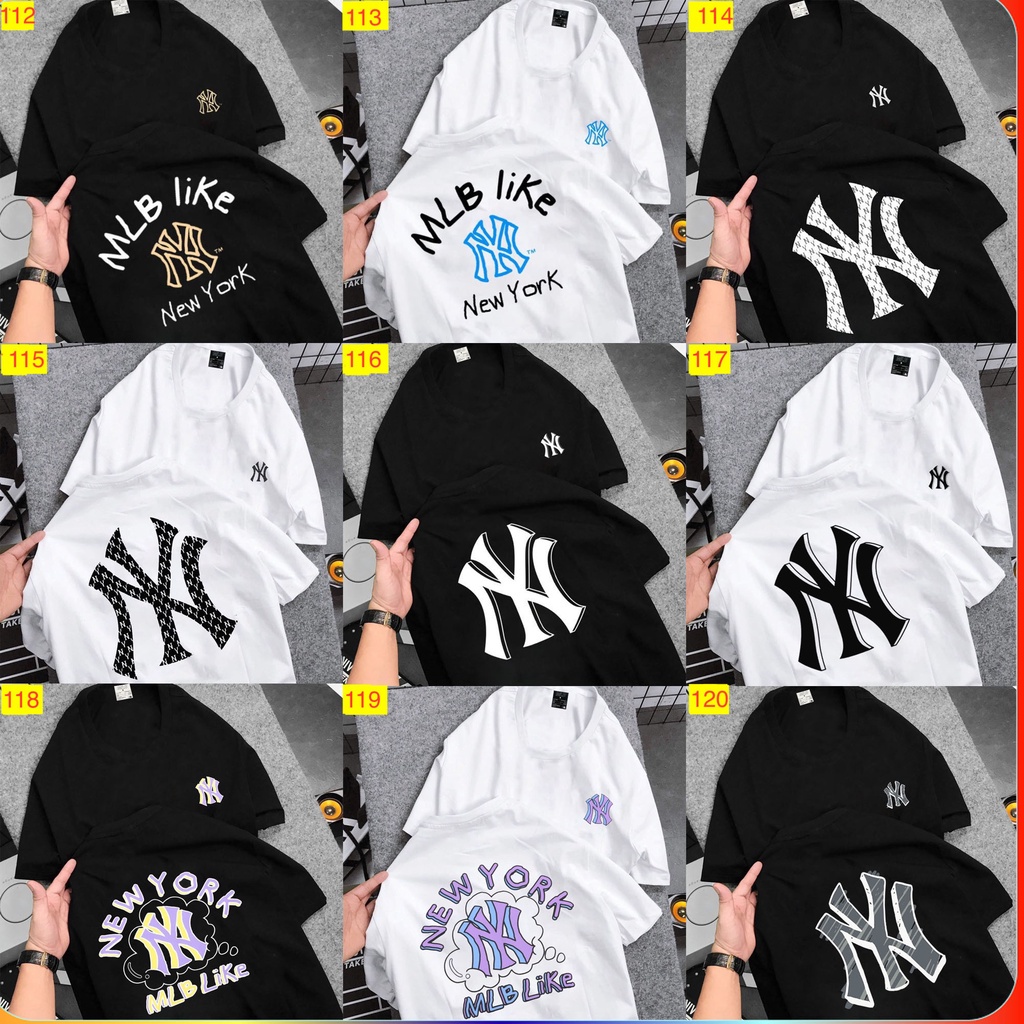 Áo Thun Nam Nữ NY MLB Form Rộng Full Áo phông nam nữ ADLV unisex Newyork nam nữ from rộng oversize chất liệu 100% cotton