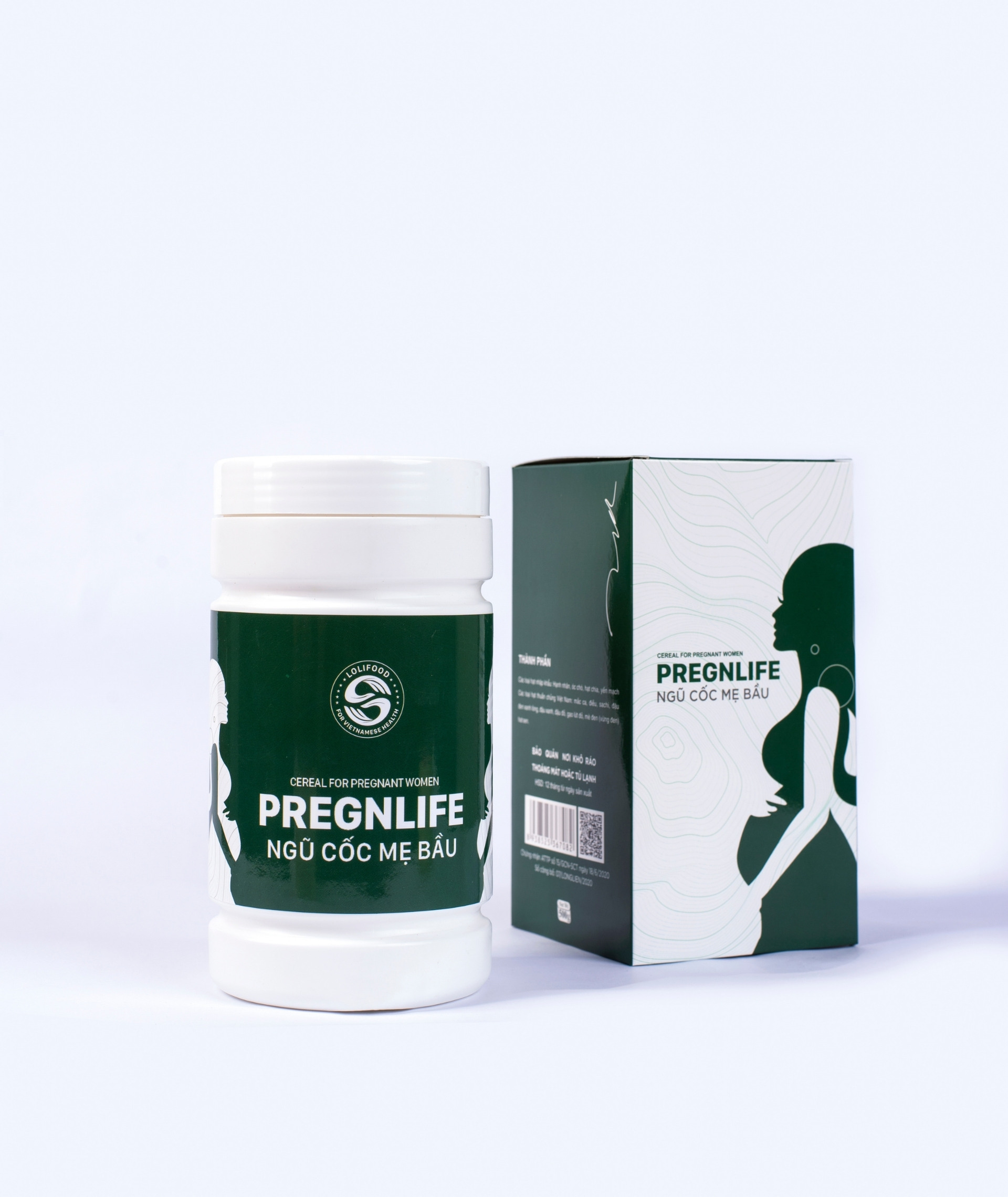 2 hôp ngũ cốc mẹ bầu pregnlife lolifood – dinh dưỡng cho mẹ và bé - thc-healthcare