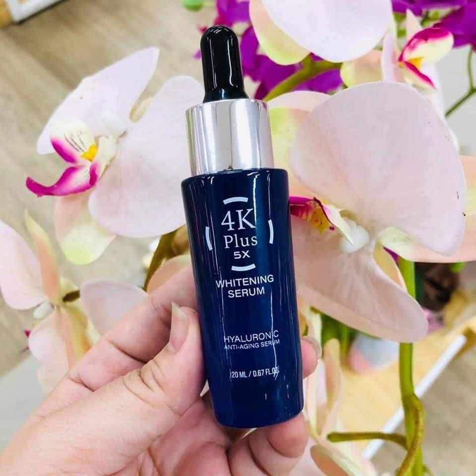Serum 4k plus 5x trắng da, ngăn ngừa mụn, chống lão hóa, se khit lỗ chân lông 20ml Thái Lan chính hãng