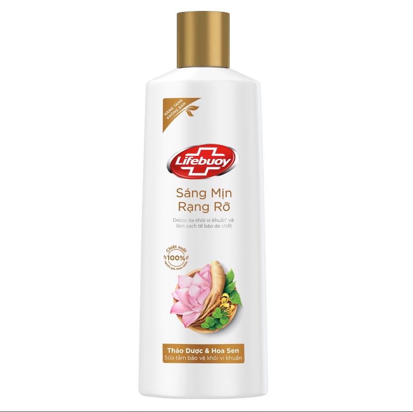 Combo 2 chai sữa tắm thảo dược hoa sen 200g