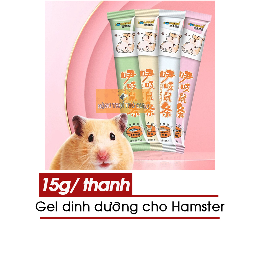 Gel dinh dưỡng hamster - súp thưởng cho hamster 1 thanh - giao vị ngẫu nhiên -