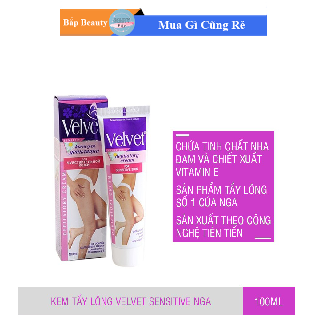 Kem tẩy lông Velvet của Nga (100ml)