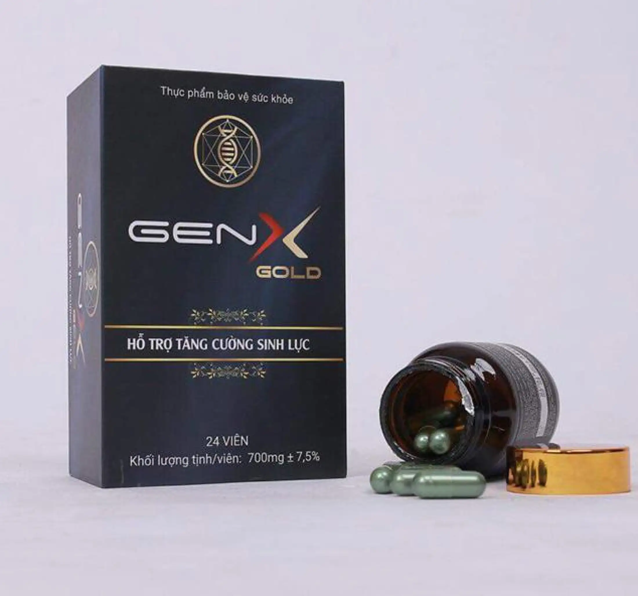 GEN X GOLD - Viên Uống Tăng Cường Sinh Lý Nam HỘP 24 VIÊN 1