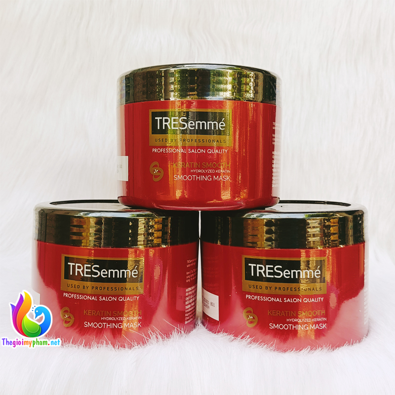 Kem ủ tresemmé vào nếp mềm mượt tóc 500g keratin smooth
