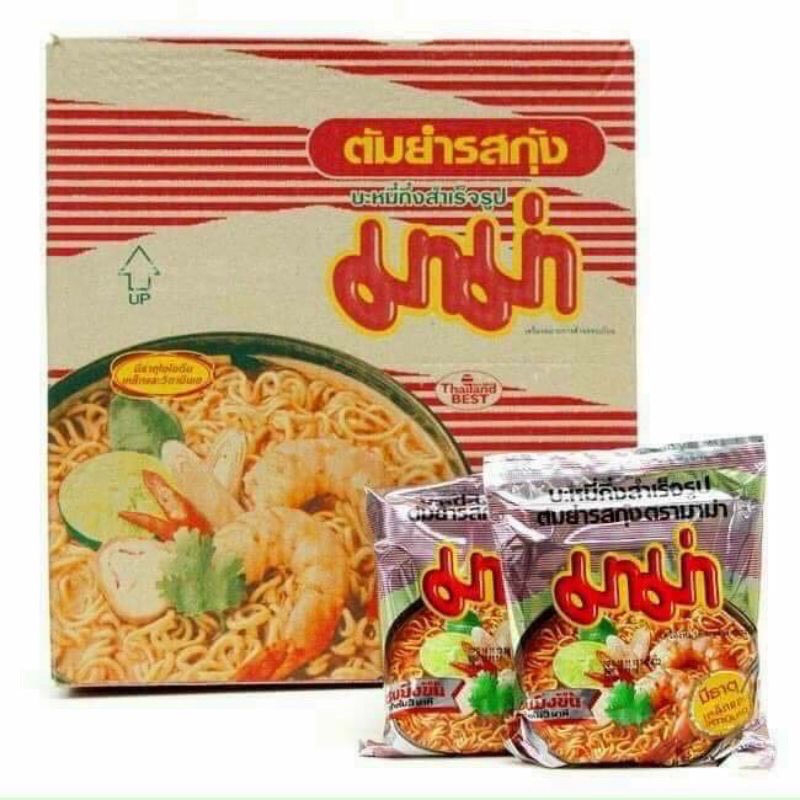 1 thùng mì mama chua cay thái lan