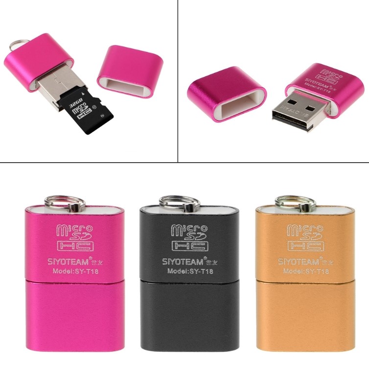Đầu đọc thẻ đa nang micro sd,đầu đọc thẻ micro sd mini siyoteam,đầu đọc thẻ móc chìa khoa ,đầu đọc thẻ siêu nhanh
