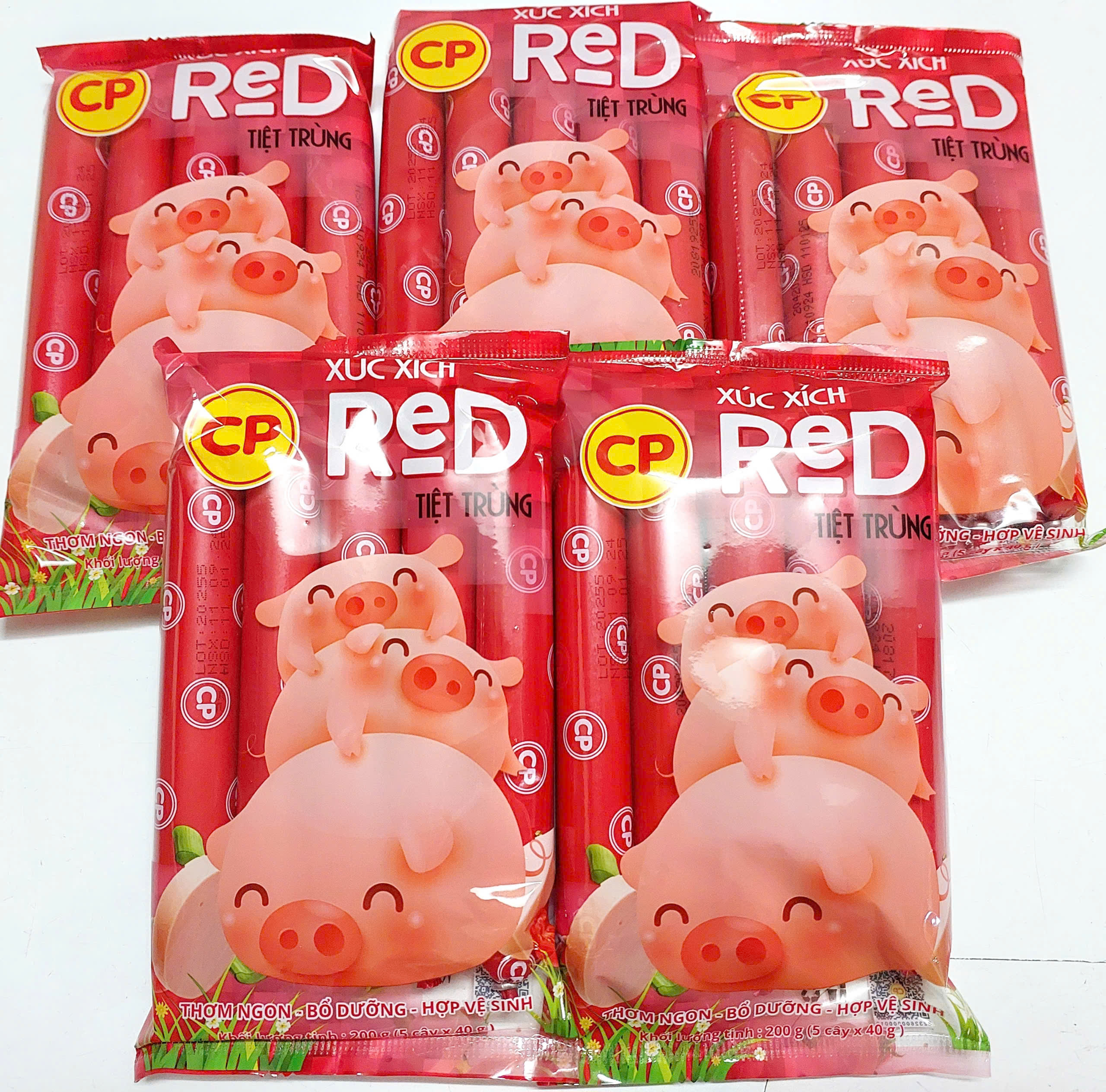 Combo 5 gói Xúc Xích tiệt trùng CP_Monhi_Food