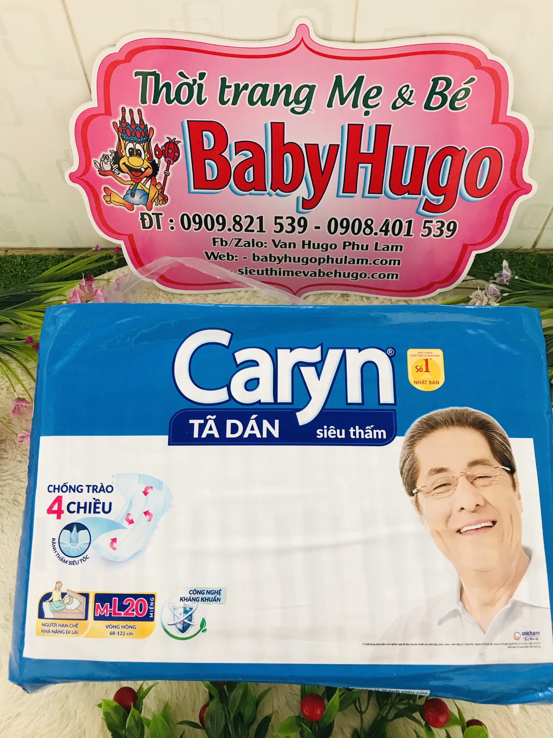 Tã dán người lớn caryn l 20 miếng