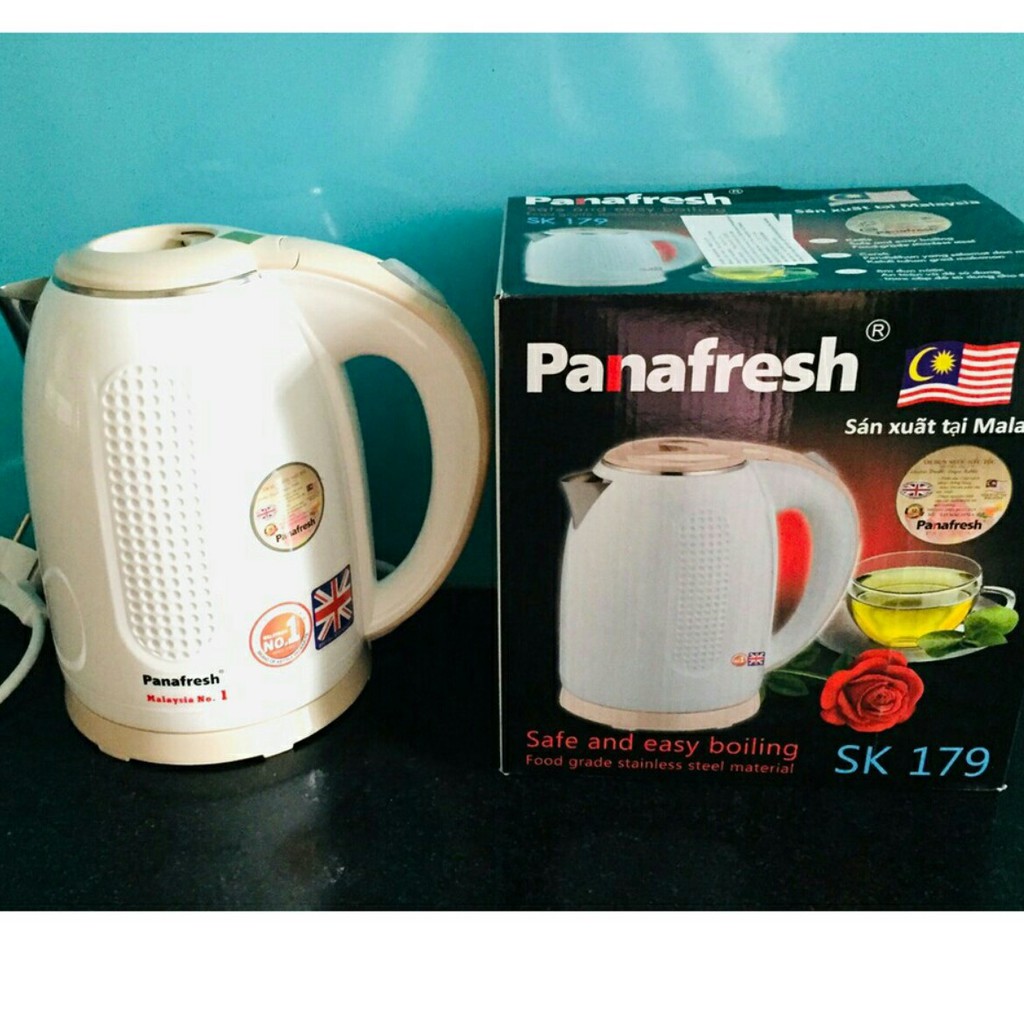 Ấm siêu tốc 2 lớp hàng nhập khẩu Panafresh SK179