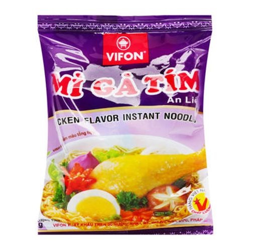Thùng 30 gói mì gà tím vifon 75g
