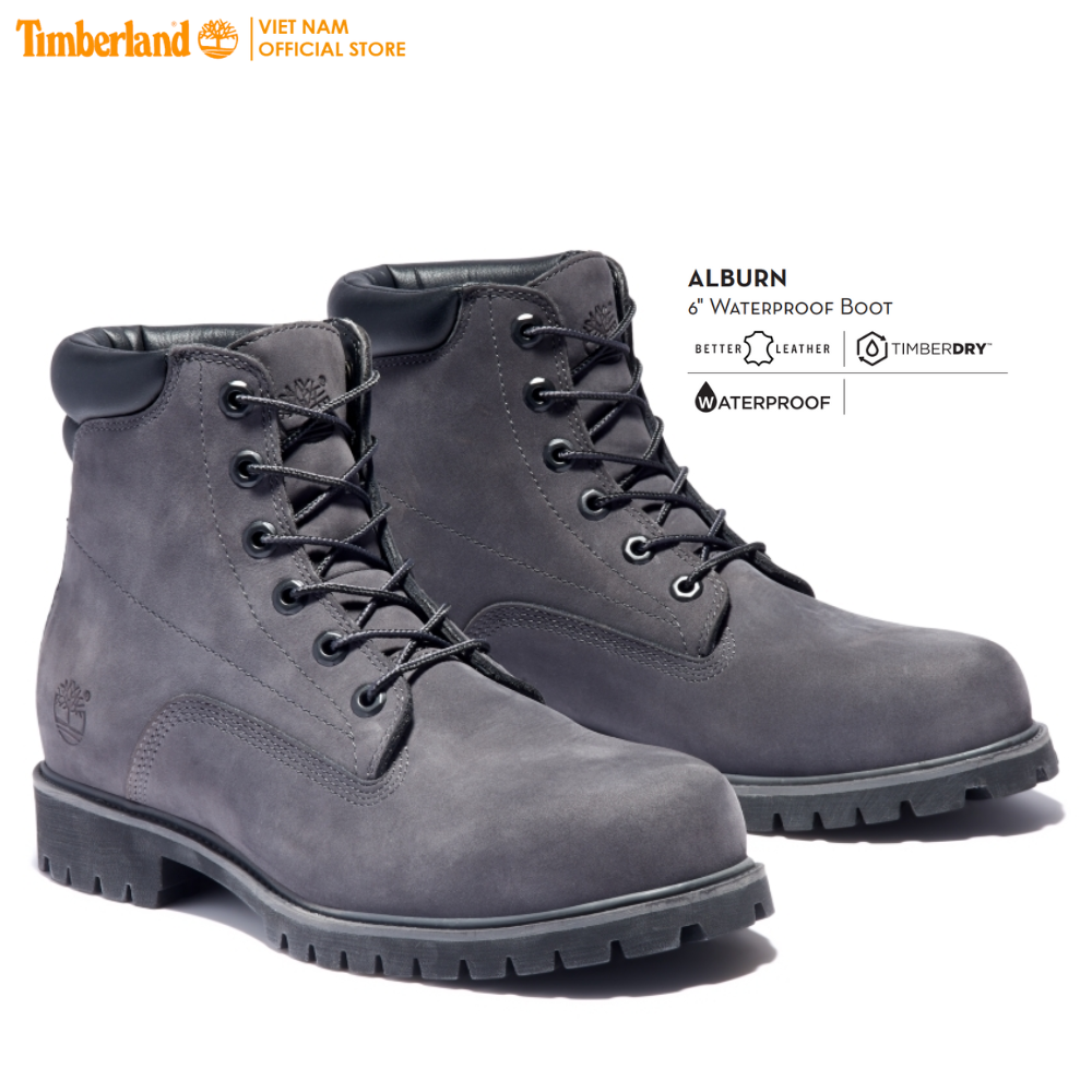 Timberland 6 inch Basic Alburn Boot WP Dark Grey Nubuck TB0A1OIZ2M