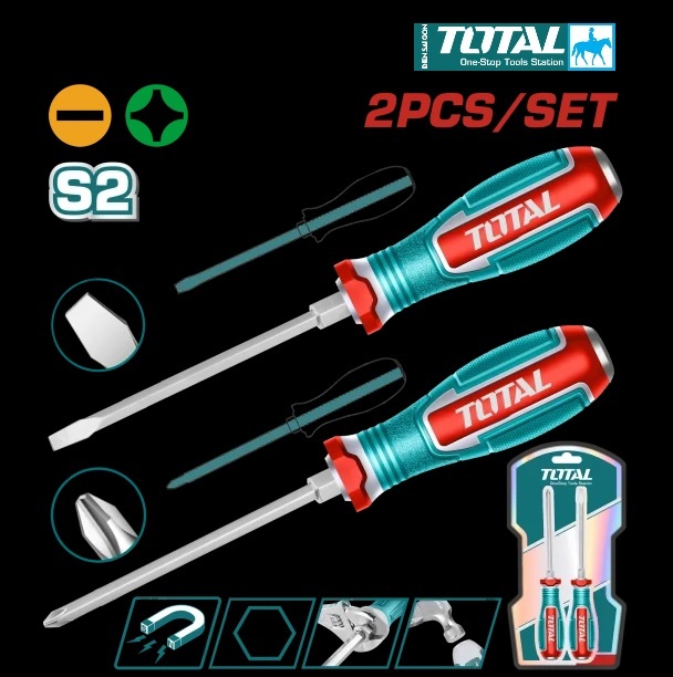 Tua vít đóng xuyên đầu bake và đầu dẹp ph3 ph2 sl6.5 sl8 thép s2 total thtgtsph3200 thtgtsph3150