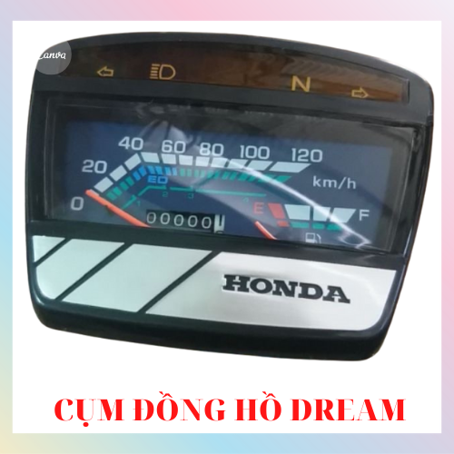 Cụm đồng hồ công tơ mét dream cao cấp
