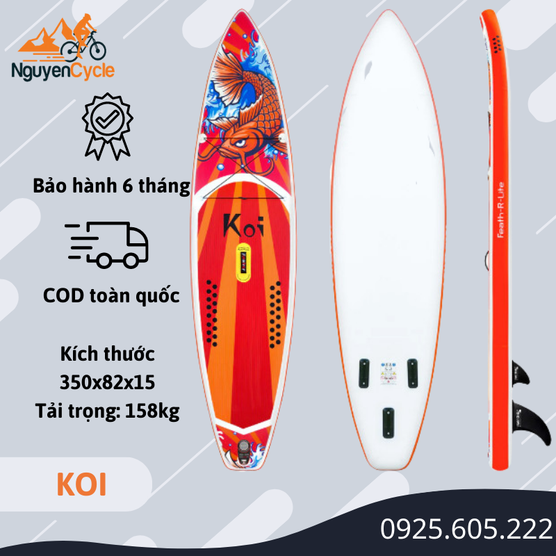 Koi - funwater - thuyền sup / ván chèo đứng bơm hơi