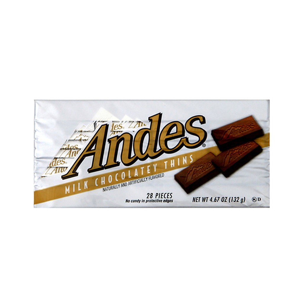 Kẹo socola sữa Andes 132g
