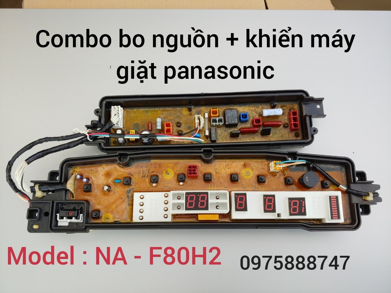 Bo nguồn + khiển máy giặt panasonic .mode : na - f80h2