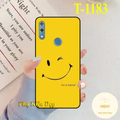 [HCM]Ốp lưng Vsmart Star 3 dẻo đen in hình Emoji Smile