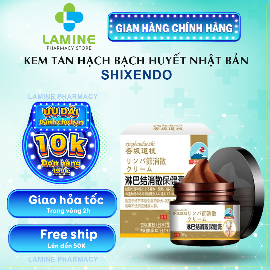 Kem Bôi Tan Hạch Bạch Huyết Shixendo Nhật Bản - Kem Tan Hạch Shixendo Cổ Truyền Giúp Giải Phóng U Hạch