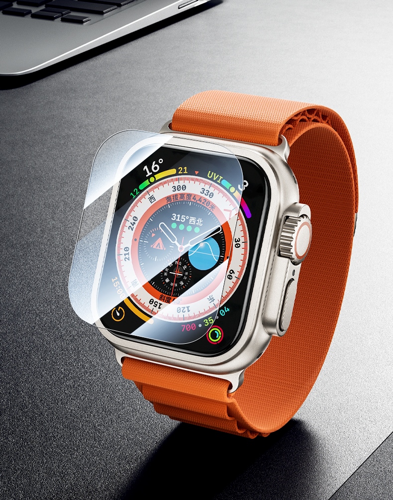 Kính cường lực ful hd clear dành cho đồng hồ apple watch ultra 49mm