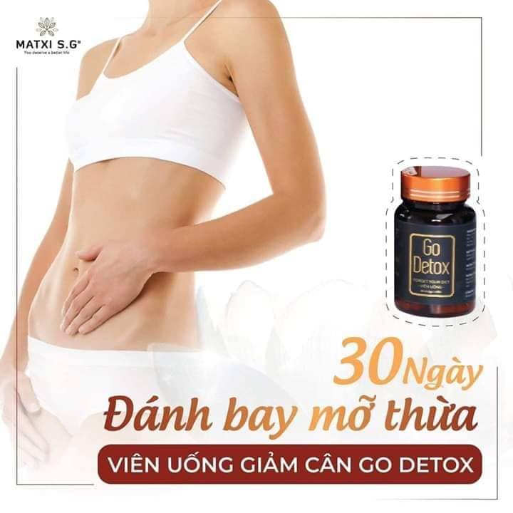 [HCM]Viên uống giảm cân go detox chính hãng