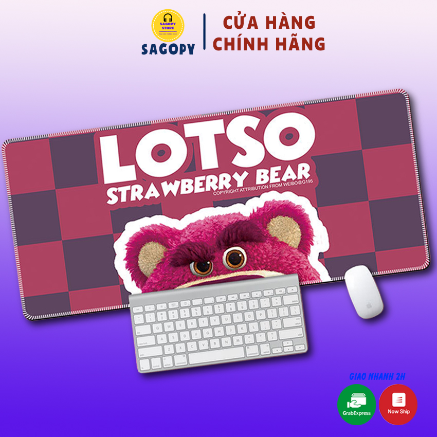 Bàn lót chuột hoạt hình cute cao su cỡ lớn kích thước 70 x 30cm bàn di chuột cao su chống nước chất liệu tốt tấm đế miếng lót chuột dễ thương giá rẻ