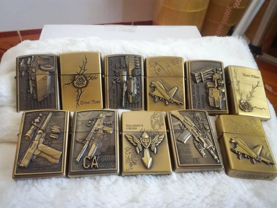 Bật lửa Zippo 3D cao cấp + Tặng đá và bấc
