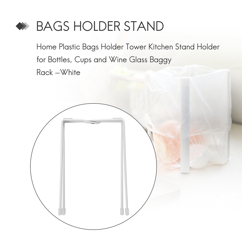 Black Steel Floor Stand Roll Bag Holder/Scale Holder Combo - 22