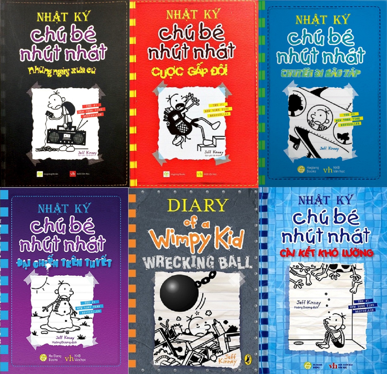 nguyetlinhbook - Combo Sách: Nhật Ký Chú Bé Nhút Nhát (Tập 10-15).