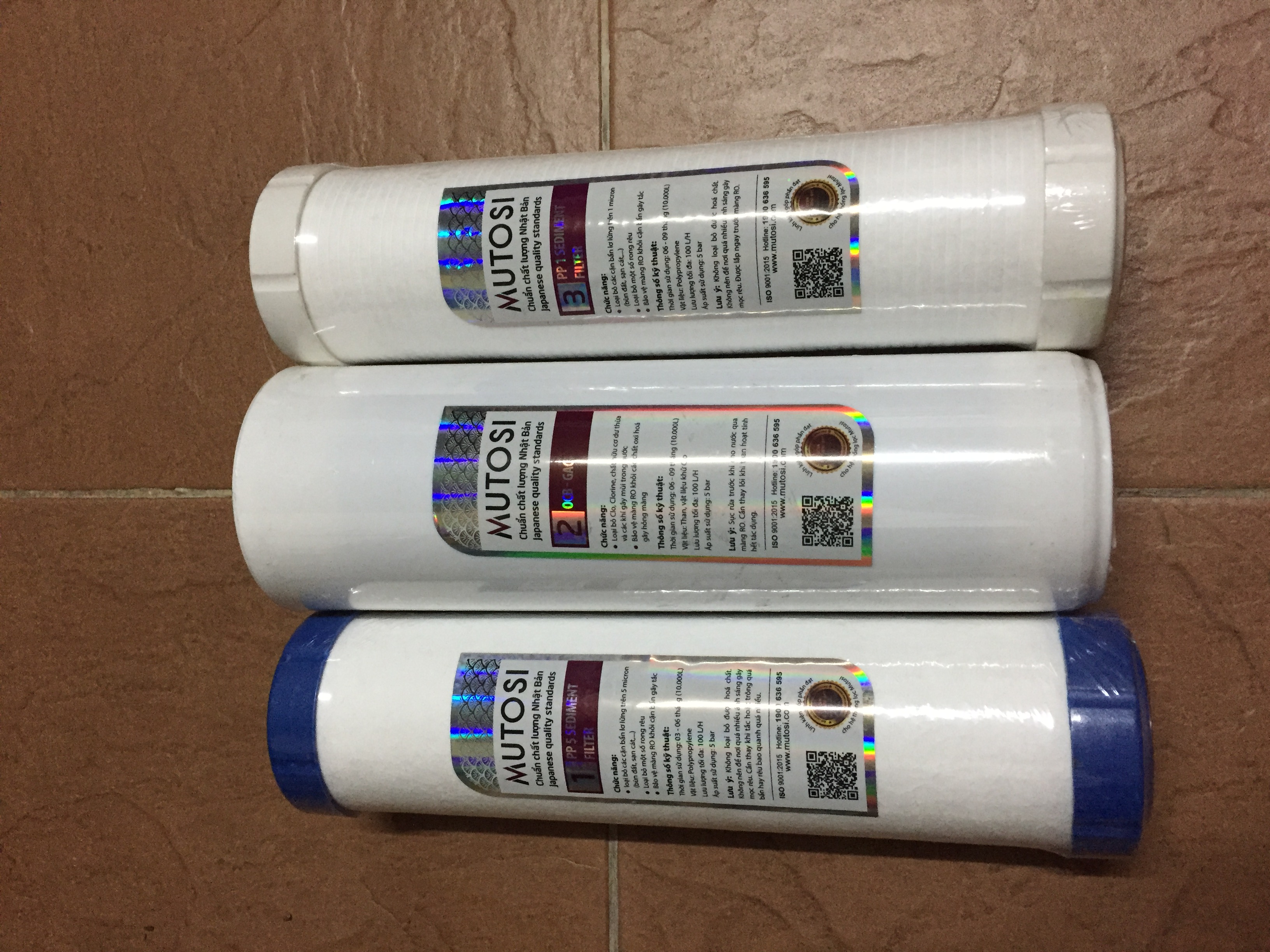 Combo ba lõi lọc nước 1,2,3