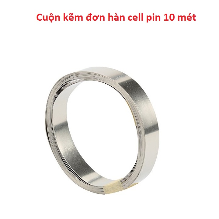 Cuộn kẽm hàn cell pin 0.15X8MM 10 mét