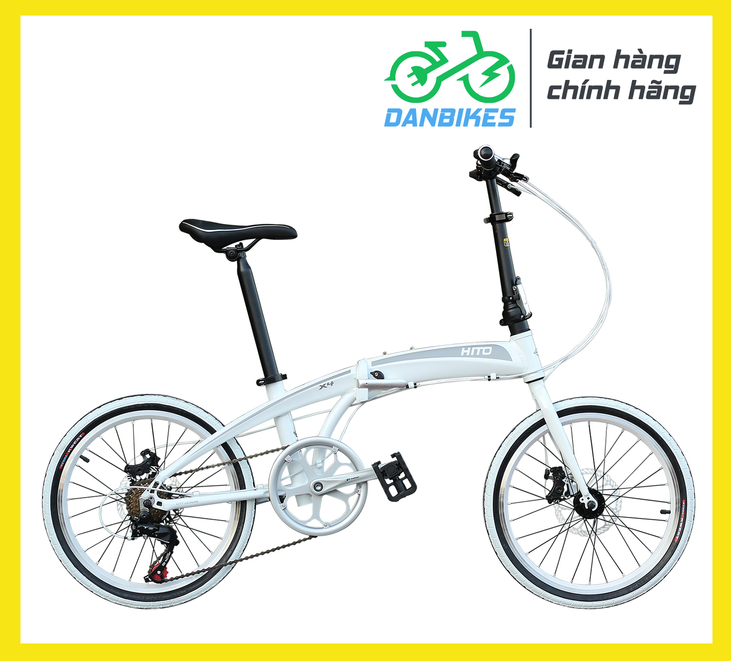XE ĐẠP GẤP THỂ THAO HITO THƯƠNG HIỆU ĐỨC NHẬP KHẨU